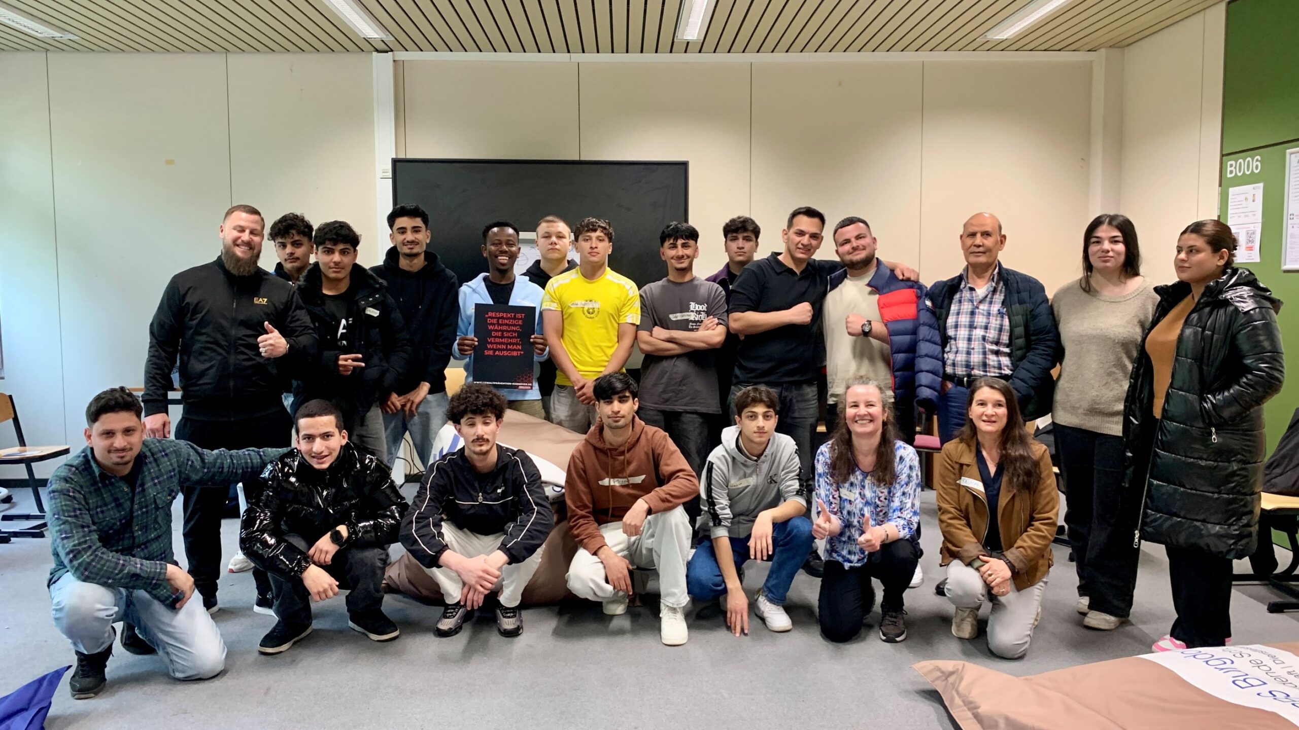 Gruppenfoto Gewaltprävention