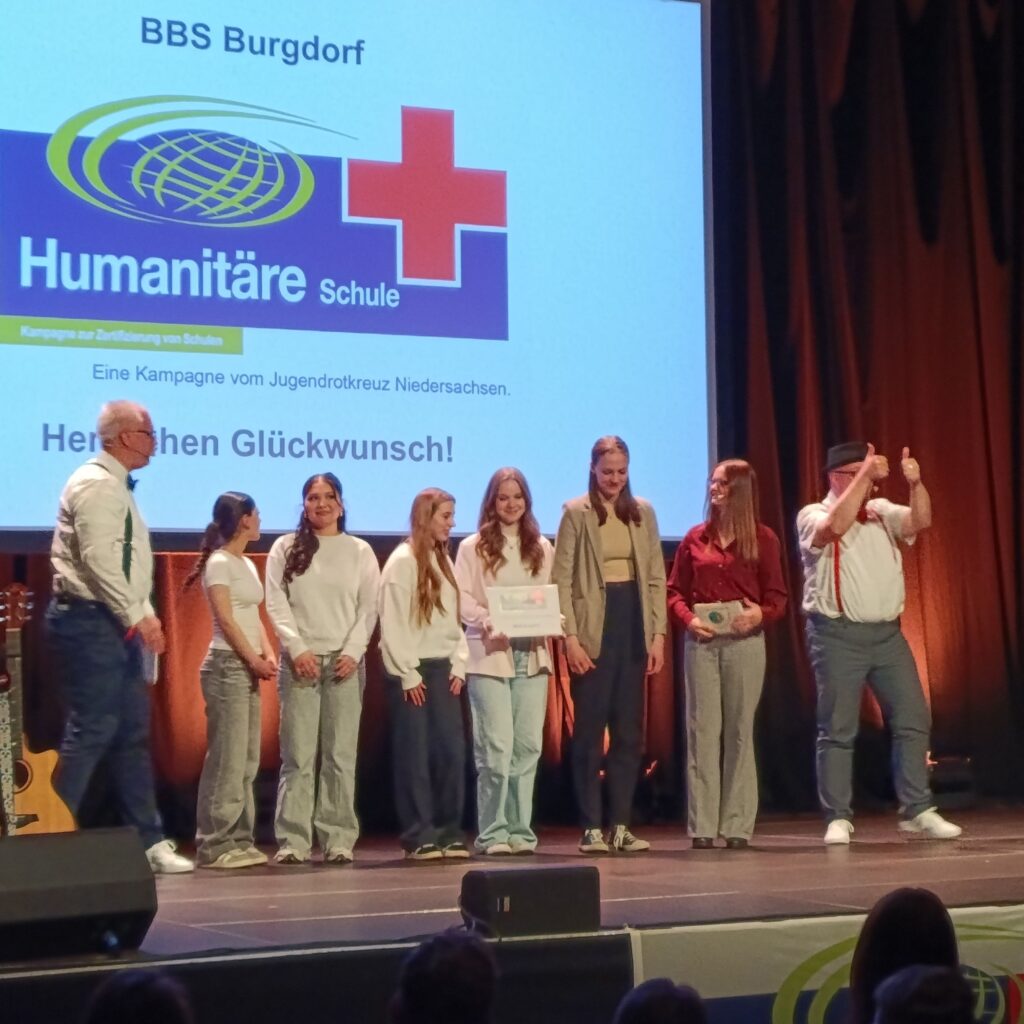 Zertifikat „Humanitäre Schule“ für die BBS Burgdorf