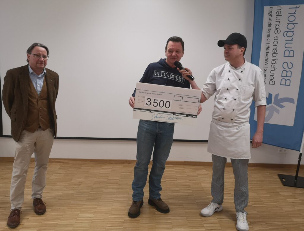 Spendenscheckübergabe